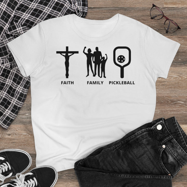 Women's T-Shirt - Faith Family Pickleball