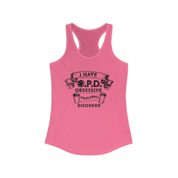 Women's Tank - Obsessive Pickleball Disorder
