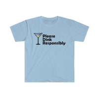 Men's T-Shirt - Please Dink Responsibly