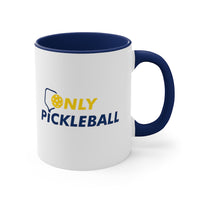 Mug w/color trim - Only Pickleball