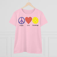 Women's T-Shirt - Peace Love Pickleball