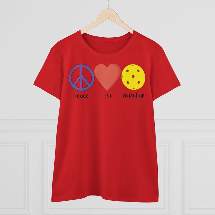 Women's T-Shirt - Peace Love Pickleball