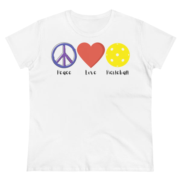 Women's T-Shirt - Peace Love Pickleball