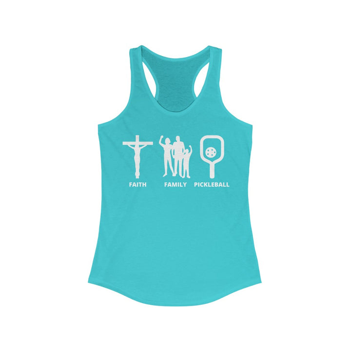 Women's Tank - Faith Family Pickleball