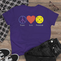 Women's T-Shirt - Peace Love Pickleball