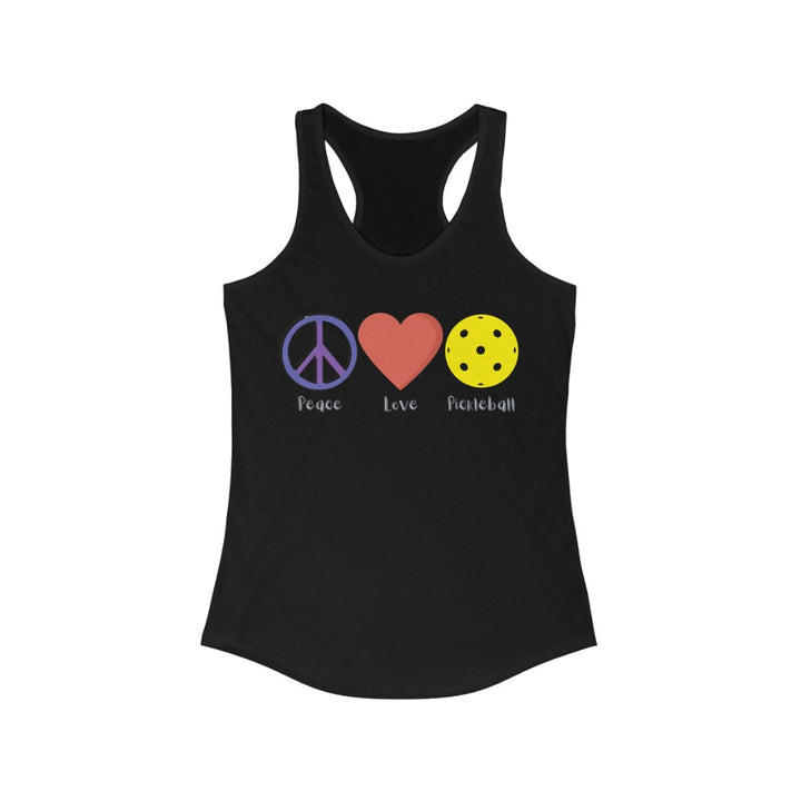 Women's Tank - Peace Love Pickleball