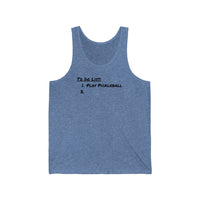 Men's Tank - To Do List short