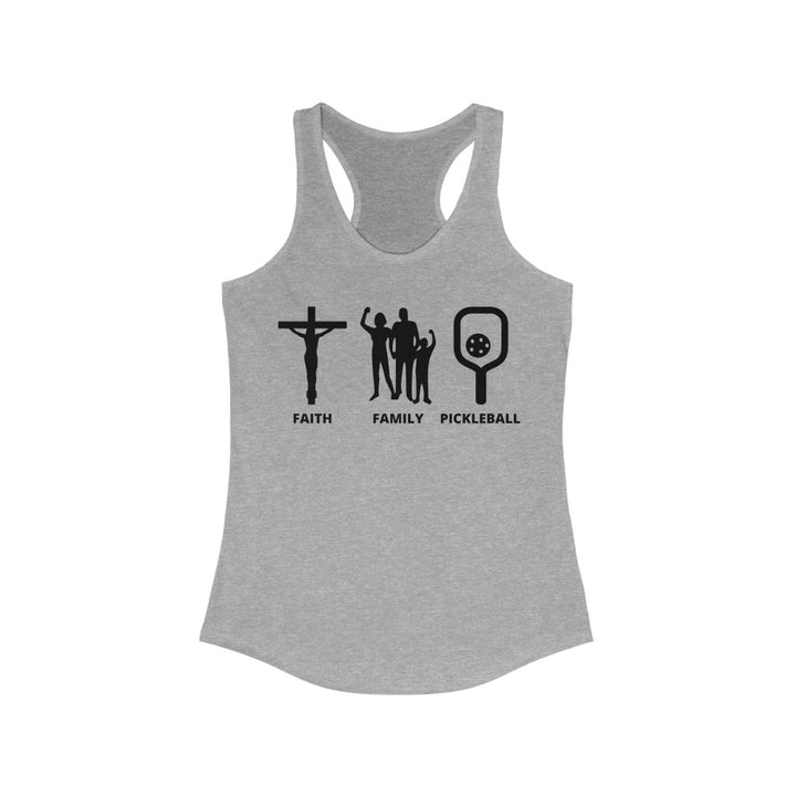 Women's Tank - Faith Family Pickleball