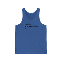Men's Tank - To Do List short