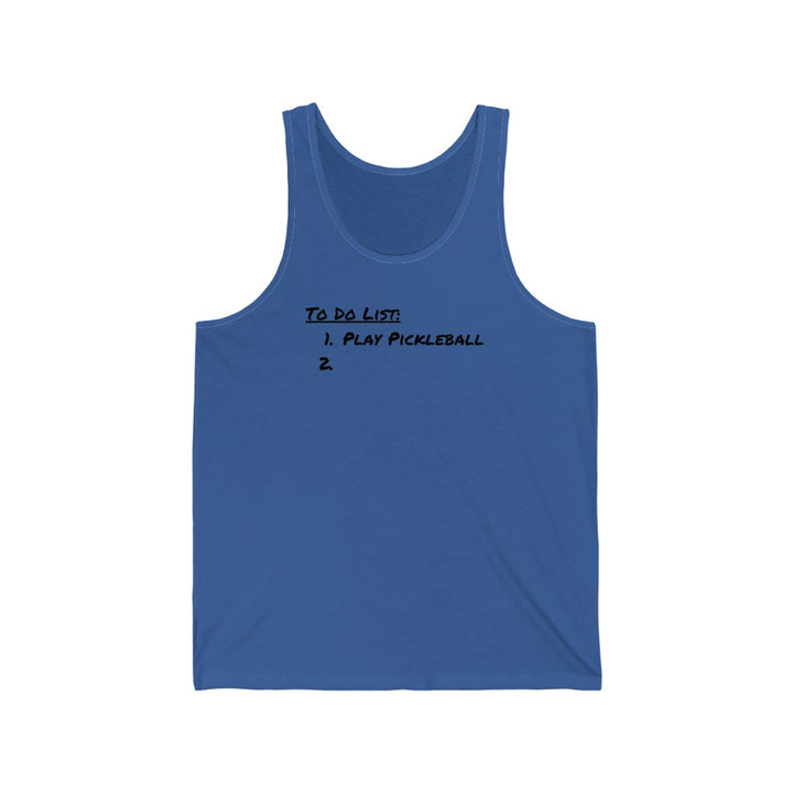 Men's Tank - To Do List short