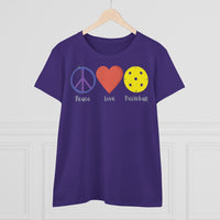 Women's T-Shirt - Peace Love Pickleball