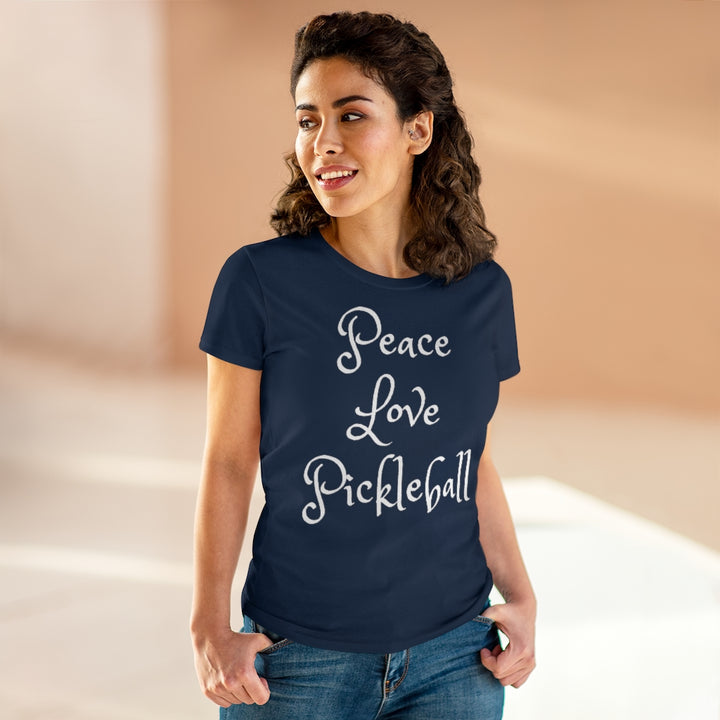 Women's T-Shirt - Peace Love Pickleball 2