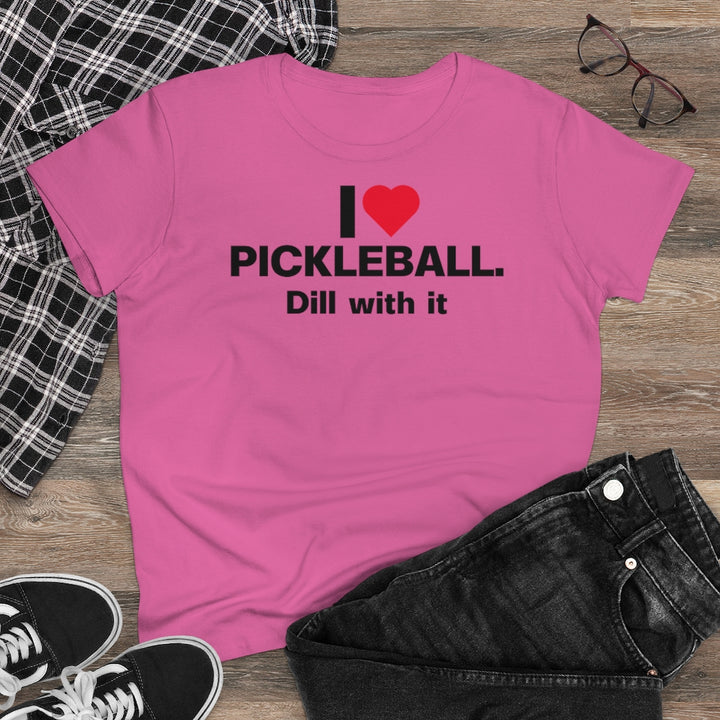 Women's T-Shirt - I Love Pickleball