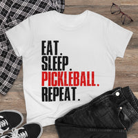 Women's T-Shirt - Eat Sleep Pickleball Repeat