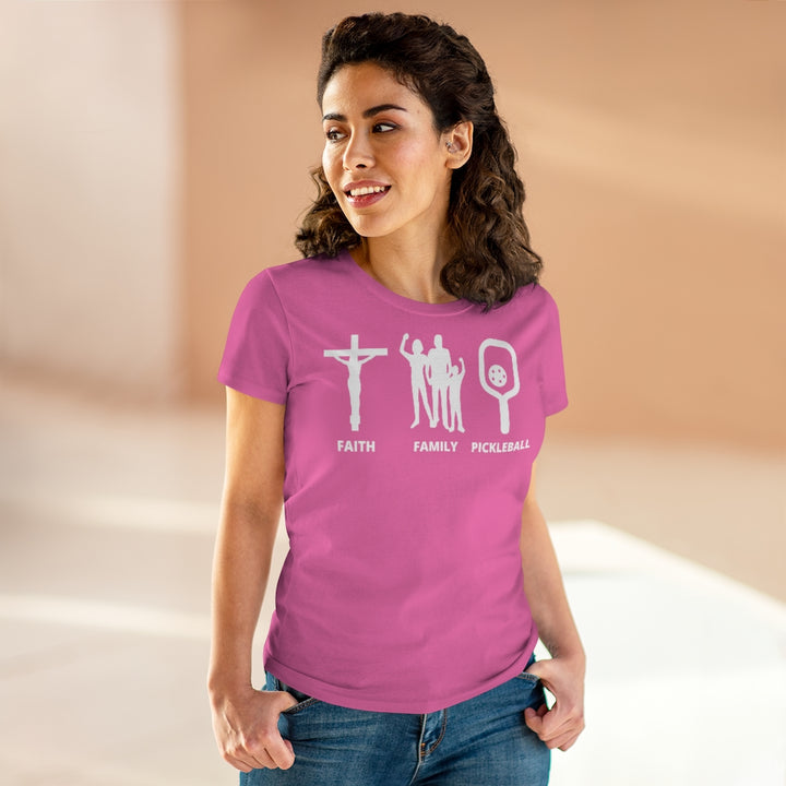 Women's T-Shirt - Faith Family Pickleball