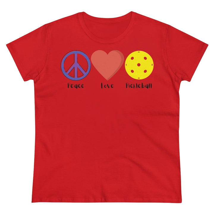 Women's T-Shirt - Peace Love Pickleball