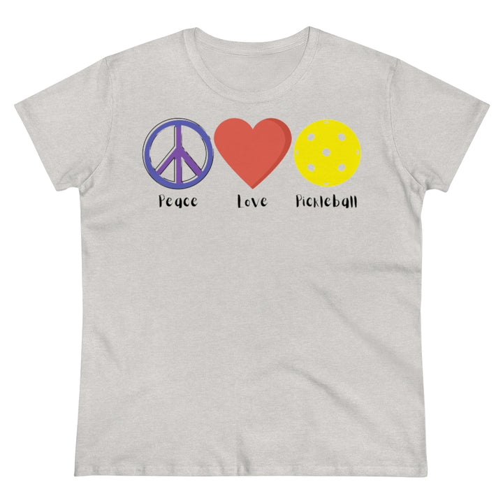 Women's T-Shirt - Peace Love Pickleball