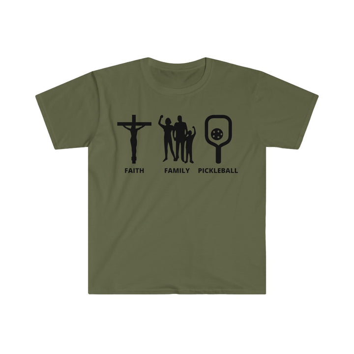 Men's T-Shirt - Faith Family Pickleball