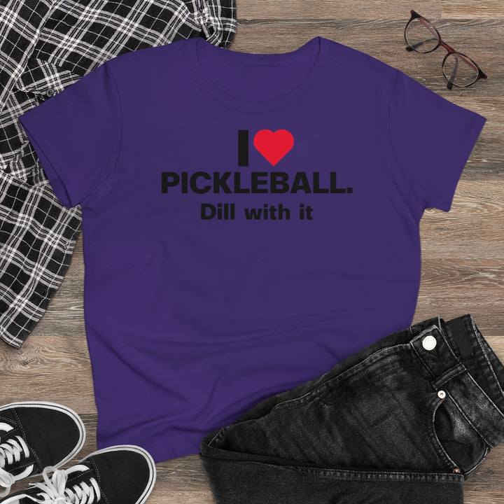 Women's T-Shirt - I Love Pickleball