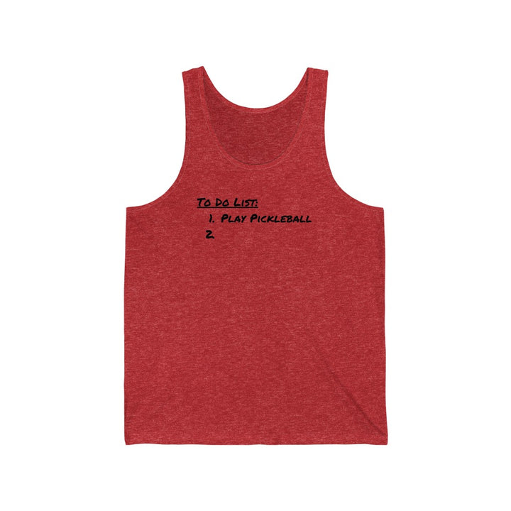 Men's Tank - To Do List short