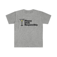 Men's T-Shirt - Please Dink Responsibly
