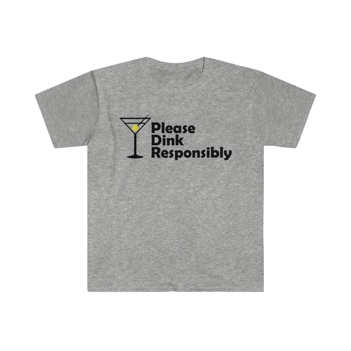 Men's T-Shirt - Please Dink Responsibly