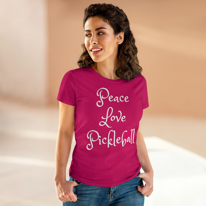Women's T-Shirt - Peace Love Pickleball 2