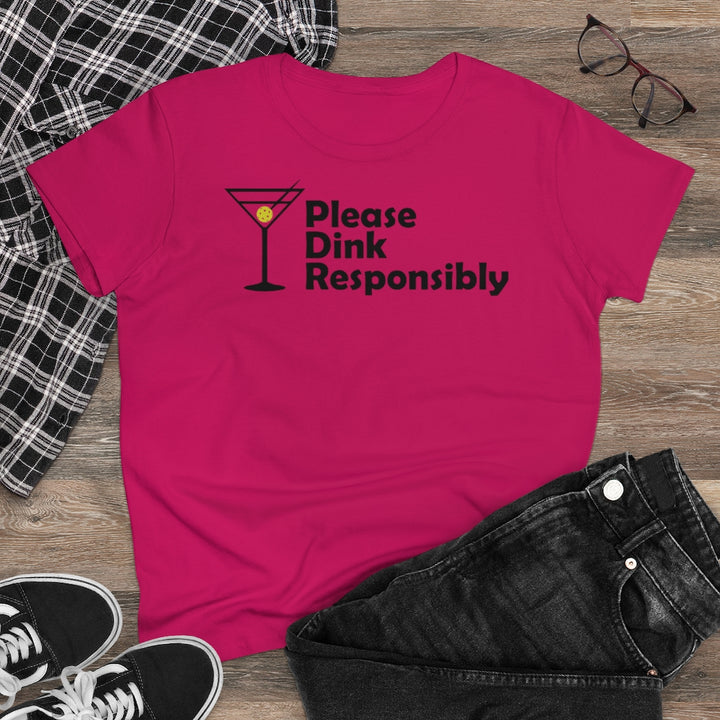 Women's T-Shirt - Please Dink Responsibly