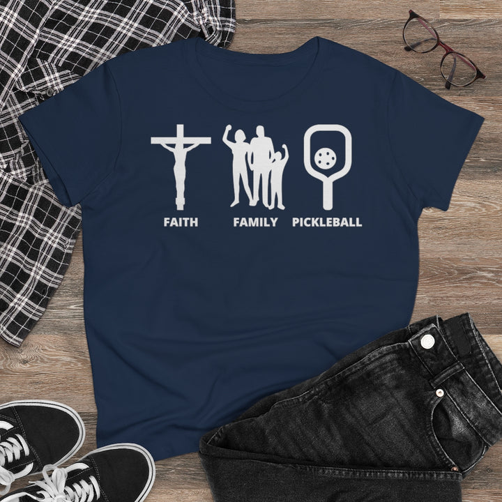 Women's T-Shirt - Faith Family Pickleball