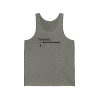 Men's Tank - To Do List short