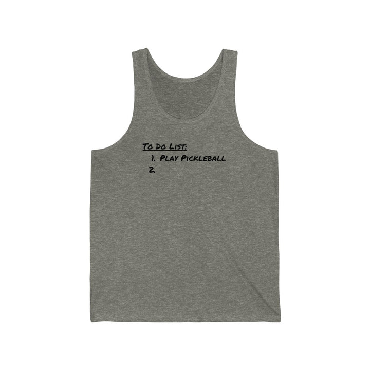 Men's Tank - To Do List short