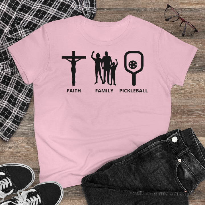 Women's T-Shirt - Faith Family Pickleball