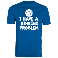 Men's Dry Fit - Dinking Problem (white print)