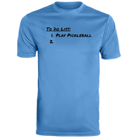 Men's Dry Fit - To Do List Short (black print)