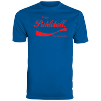 Men's Dry Fit - Enjoy Pickleball (red print)