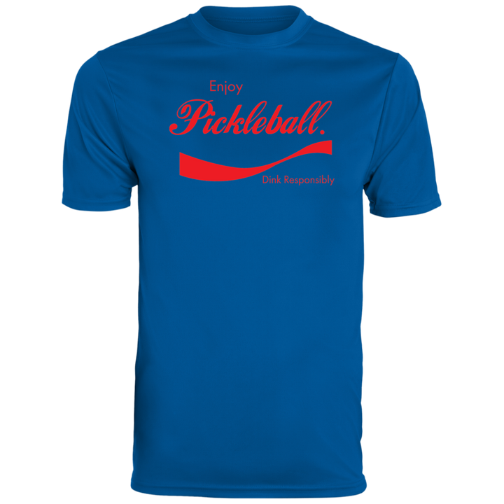 Men's Dry Fit - Enjoy Pickleball (red print)