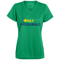 Women's V-Neck Dry Fit - Only Pickleball