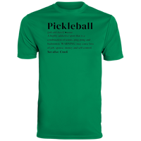 Men's Dry Fit - Pickleball Definition (black print)