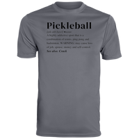 Men's Dry Fit - Pickleball Definition (black print)