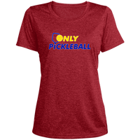 Women's Scoop Neck Dry Fit - Only Pickleball (Heather)