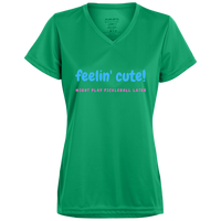 Women's V-Neck Dry Fit - Feeling Cute