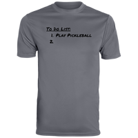 Men's Dry Fit - To Do List Short (black print)