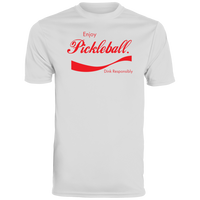 Men's Dry Fit - Enjoy Pickleball (red print)