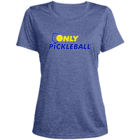 Women's Scoop Neck Dry Fit - Only Pickleball (Heather)