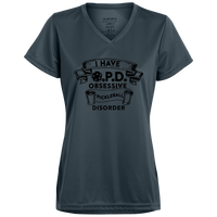 Women's V-Neck Dry Fit - O.P.D. (black print)