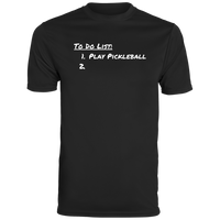 Men's Dry Fit - To Do List Short (white print)