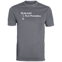 Men's Dry Fit - To Do List Short (white print)