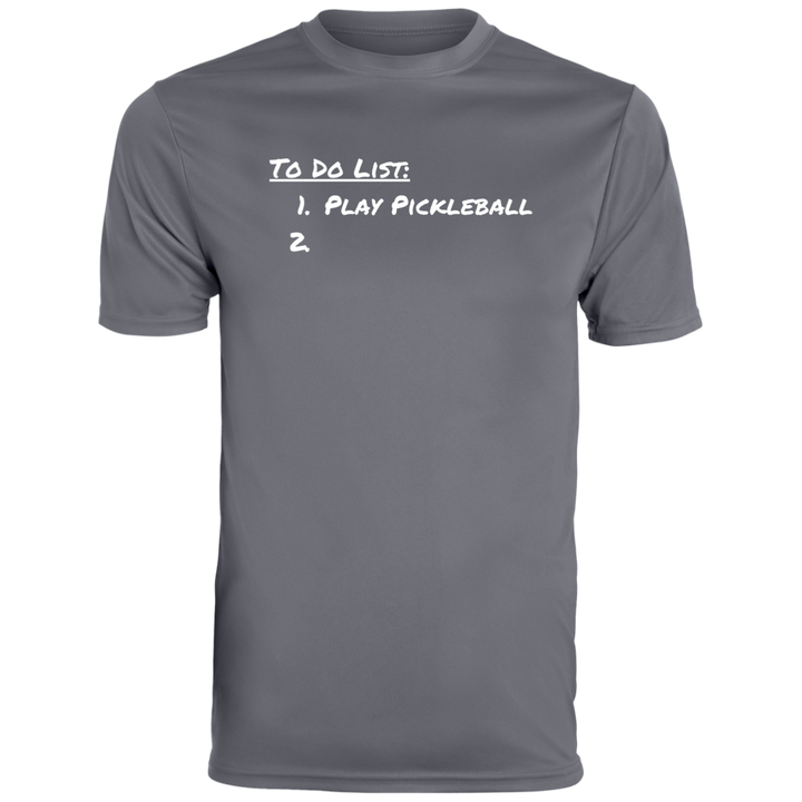 Men's Dry Fit - To Do List Short (white print)