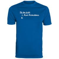 Men's Dry Fit - To Do List Short (white print)