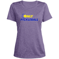 Women's Scoop Neck Dry Fit - Only Pickleball (Heather)